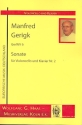 Sonate Nr.2 GerWV6 fr Violoncello und Klavier