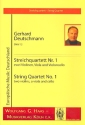 Streichquartett Nr.1 DWV12 fr 2 Violinen, Viola und  Violoncello Partitur und Stimmen