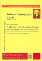 Du Friedefrst Herr Jesu Christ BWV143,2 fr Horn (Jagdhorn/Trompte) und Orgel (Klavier)