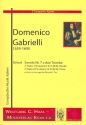Sonata Nr.7 a due Trombe fr 2 Trompeten und Klavier Partitur und Stimmen