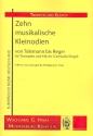 10 Musikalische Kleinodien fr Trompete und Klavier (Cembalo/Orgel)