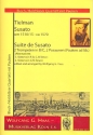 Suite de Susato für 2 Trompeten und 2 Posaunen (Pauken ad lib) Partitur und Stimmen