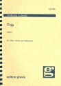 Trio fr Flte, Violine und Violoncello Partitur und Stimmen