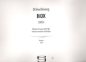 Nox fr Bassposaune und Orgel