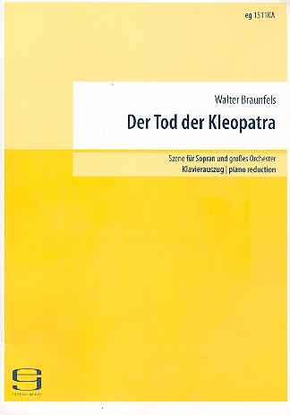 Der Tod der Kleopatra op.59 fr Sopran und Orchester Klavierauszug