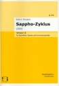 Sapho-Zyklus (Version B) fr Sprecherin, Sopran und Kammerensemble Partitur (gr)