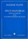 2 Mazurkas fr Violine und Klavier
