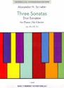 3 Sonatas for piano