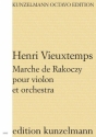 Marche de Rakoczy a-Moll pour violon et orchestre partition