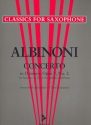 Concerto in d minor op.9,2 for soprano (tenor) saxophone and piano