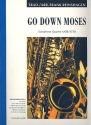 Go down Moses fr 4 Saxophone (AATB/ATTB) score and parts