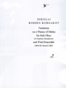 ADV60000  Rimskij-Korsakow, Variations on a theme of Glinka fr Oboe und Blser-Ensemble Partitur und Stimmen