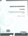 Vocalise op.34 Nr.14 fr Singstimme und groes Orchester Partitur