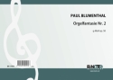 Blumenthal, Paul, Orgelfantasie Nr. 2 g-Moll op.50 Orgel Spielnoten