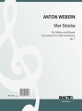 Webern, Anton, Vier Stcke Violine,Klavier Spielnoten