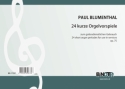 Blumenthal, Paul, 24 kurze Orgelvorspiele zum gottesdienstlichen Gebra Orgel Spielnoten
