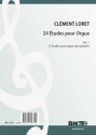 Loret, Clment, 24 tudes pour orgue - Vol. 1: 12 Etuden manualiter Orgel Spielnoten