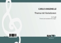 Angelelli, Carlo, Thema mit Variationen Orgel Spielnoten