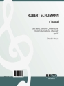 Schumann, Robert, Choral der Sinfonie Nr. 3 'Rheinische' op. 97 Orgel Spielnoten
