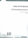 20 Choralimpressionen op.25 fr Orgel