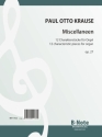 Krause, Paul Otto, Miscellaneen - 12 Charakterstcke op.27 Orgel Spielnoten