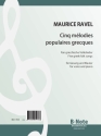 Cinq mlodies grecques fr Gesang und Klavier
