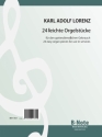 Lorenz, Karl Adolf, 24 leichte Stcke op.53/55 Orgel,Harmonium Spielnoten