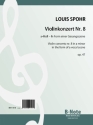 Spohr, Louis, Violinkonzert Nr. 8 a-Moll 'In Form einer Gesangsszene' Violine,Klavier Klavierauszug