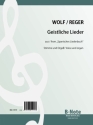 Geistliche Lieder aus 'Spanisches Liederbuch' fr Singstimme und Orgel