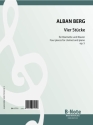 Berg, Alban, Vier Stcke op.5 Klarinette,Klavier Spielnoten