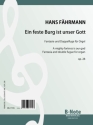 Fhrmann, Hans, Fantasie und Doppelfuge ber 'Ein feste Burg' op.28 Orgel Spielnoten