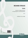 Suite B-Dur op.4 fr 13 Blasinstrumente Partitur