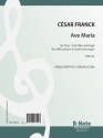 Ave Maria FWV62 fr gem Chor / Soli (SAB) und Orgel Partitur