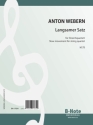 Langsamer Satz fr 2 Violinen, Viola und Violoncello Partitur und Stimmen