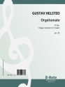 Helsted, Gustav,  Orgelsonate D-Dur op.29 Orgel Spielnoten
