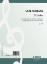 Reinecke, Carl,  12 Lieder im Volkston fr zwei Singstimmen und Klavie Zwei Singstimmen, Klavier Spielnoten