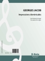 Jacob, Georges,  Impressions dominicales - Fnf Stcke fr Orgel Orgel Spielnoten