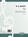 Mozart, W.A., Fuge g-Moll Klavier 4hd Spielnoten