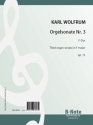 Wolfrum, Karl, Orgelsonate Nr. 3 op.15 Orgel