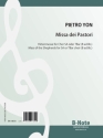 Yon, P., Missa dei Pastori (Hirtenmesse) fr Chor SA oder TBar (B Chor SA oder TB (T ad.lib), Orgel Chorpartitur