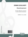Schulhoff, Erwin, Divertissement fr Oboe,Klarinette,Fagott Partitur