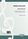 Schulhoff, Erwin, Divertissement fr Oboe,Klarinette,Fagott Stimmensatz