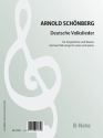4 deutsche Volkslieder fr Singstimme und Klavier