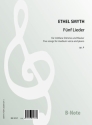 Fnf Lieder op.4 fr mittlere Stimme und Klavier