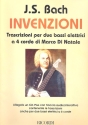 Invenzioni (+CD): transcrizioni per 2 bassi elletrici,  partitura