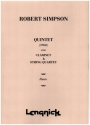 Quintet for clarinet and string quartet parts