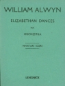 Elizabethan Dances for orchestra miniature score