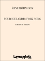 Bjornsson 4 Icelandic Folk Songs