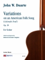Variations on an American Folk Song (Colorado Trail) op.28 per chitarra