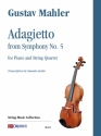 Adagietto dalla Sinfonia n. 5 per Pianoforte e Quartetto d'Archi